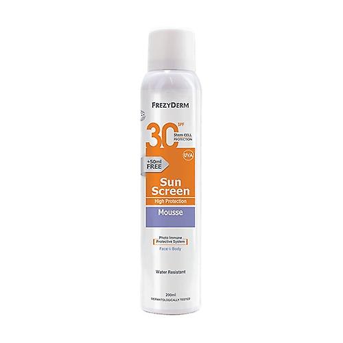 Sun screen SPF 30 foam for face and body 200 ml