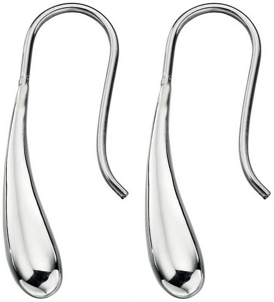 Beginnings Long Drops Drop Earrings - Silver