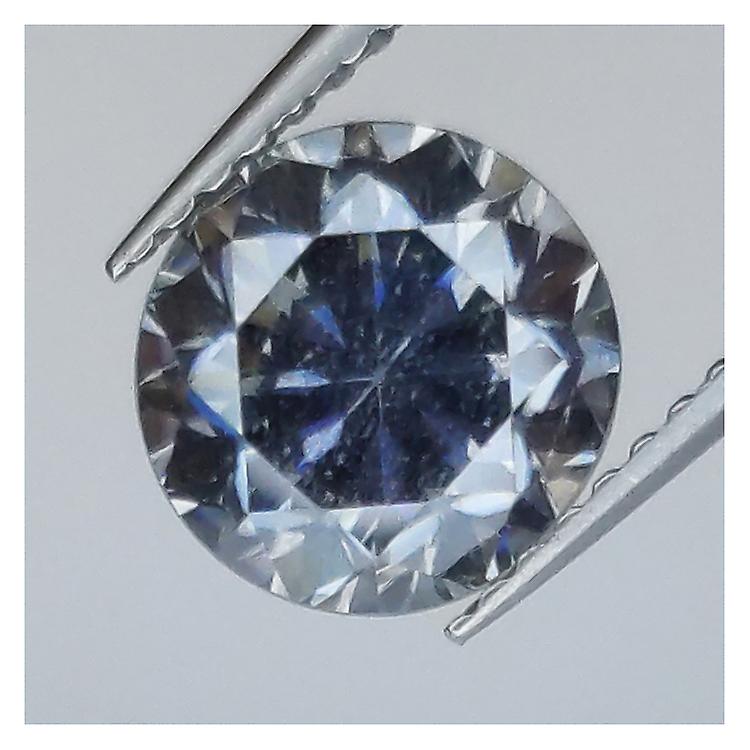 Grey Moissanite Round Cut 2.02ct awo39