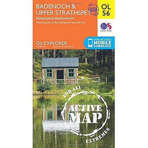 OS Explorer ACTIVE OL56 Badenoch & Strathspey (OS Explorer Map Active)