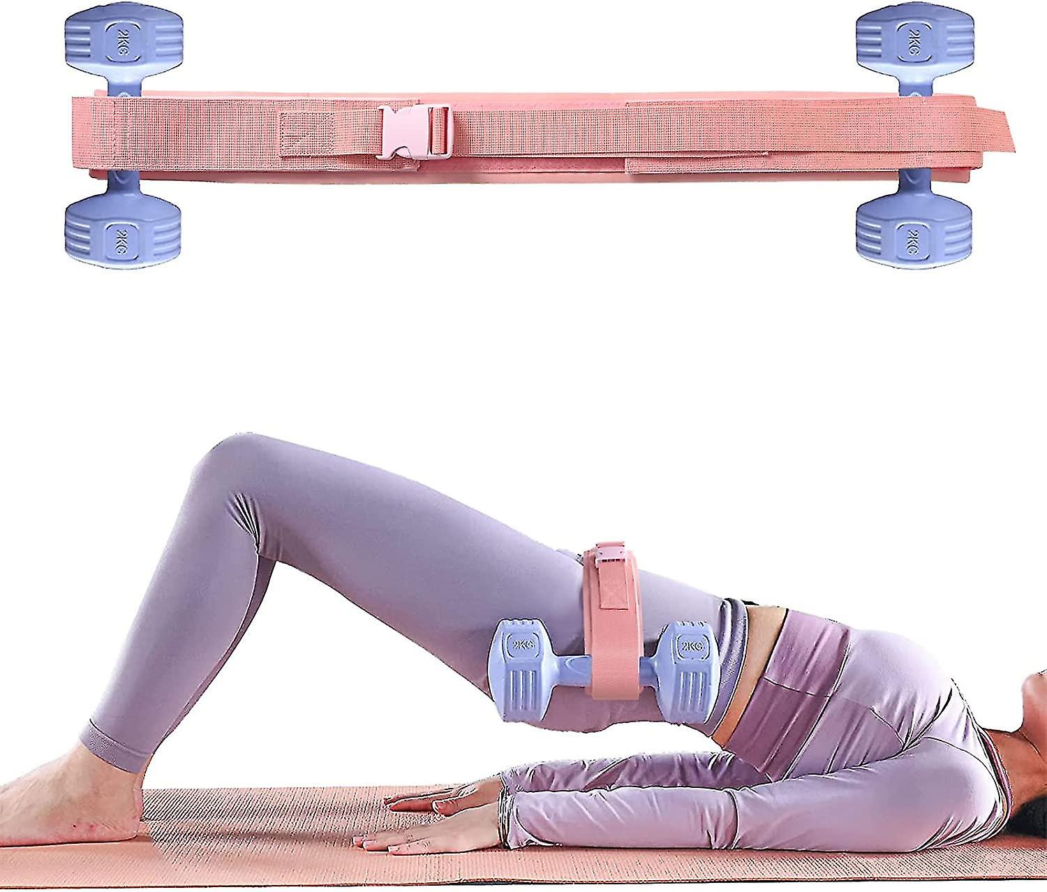 Hip Thrust Belt, Booty Belt For Hip Thrust Use With Dumbbells Kettlebells Plates, Non-slip Hip Thrust Belt Pad
