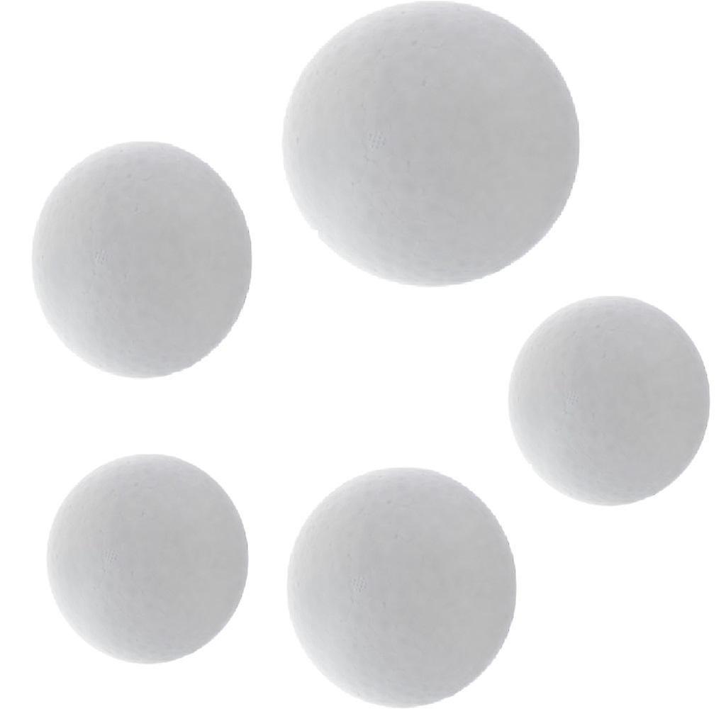 5 Pieces Round Solid Polystyrene Styrofoam Foam Ball for Wedding Craft