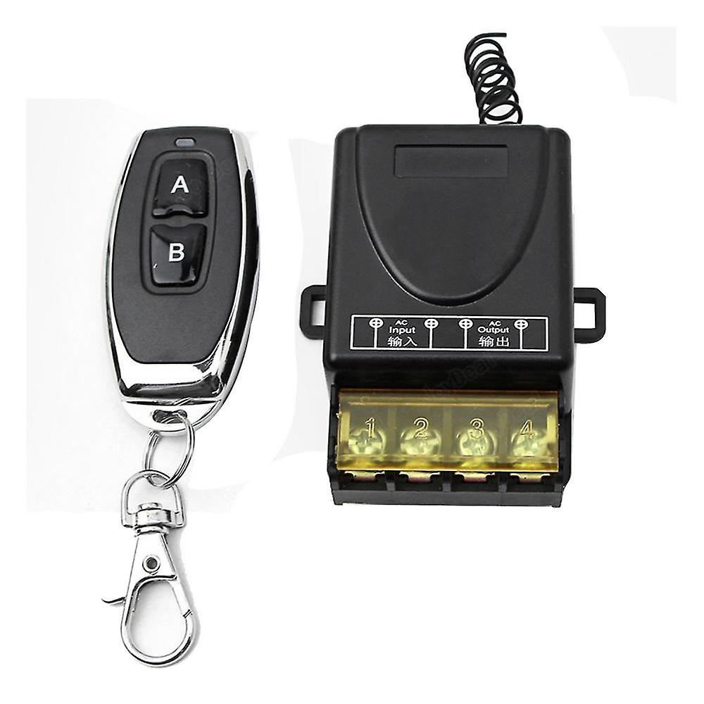433 Mhz 220v 30a Remote Control Switch Water Pump Motor Led Remote Control Transmitter