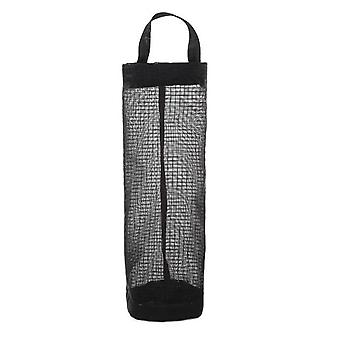 Wall Mount Plastic Bag Organizer Grocery Bag Holder Sleeve With Easy Access Bottom For Home Kitchen Plastic Bag Storage