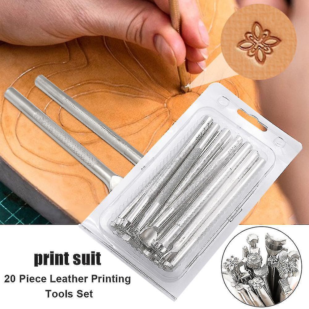 Leather Stamping Tools Set Different Shape Pressing Punch Set Leather Craft Tool