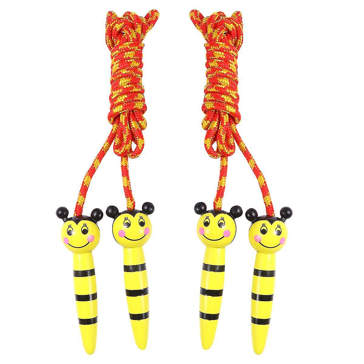 2pcs Skipping Rope Educational Traditional Exercise Jump Jump Game String