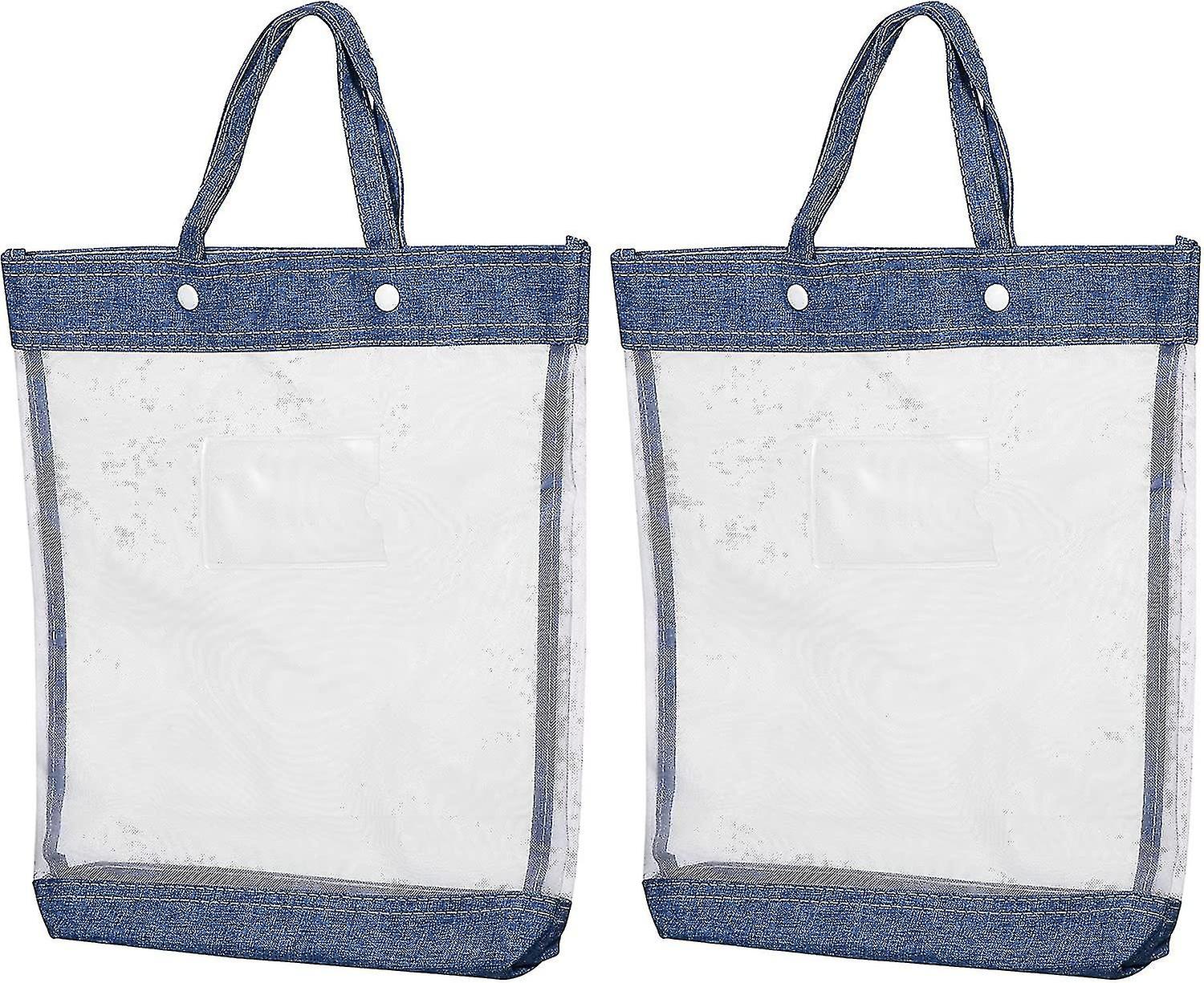 Handbaging Bag Office Business (blue 2pcs)