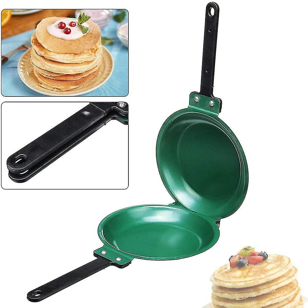 7.5 Inch Pancake Maker Non Stick Ceramic Pan Double Side Pancake Maker Frying Pan For Cakes Pancake Toast Egg