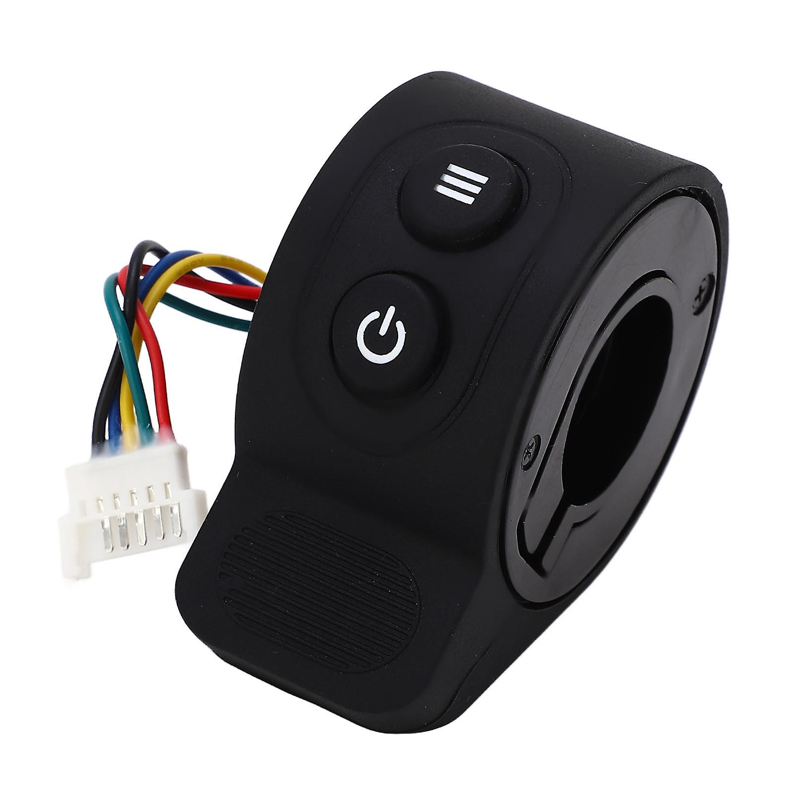 Throttle Accelerator Electric Scooter Finger Throttle Accessories Replacement Part Black