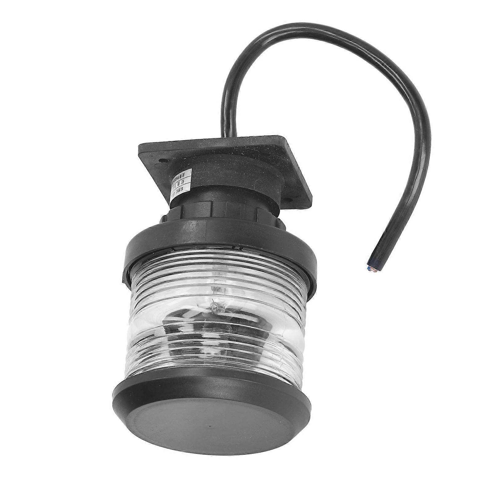 White LED Anchor Light All Round Navigation Lamp for Marine Boat IP56 Waterproof 2NM Visibility 