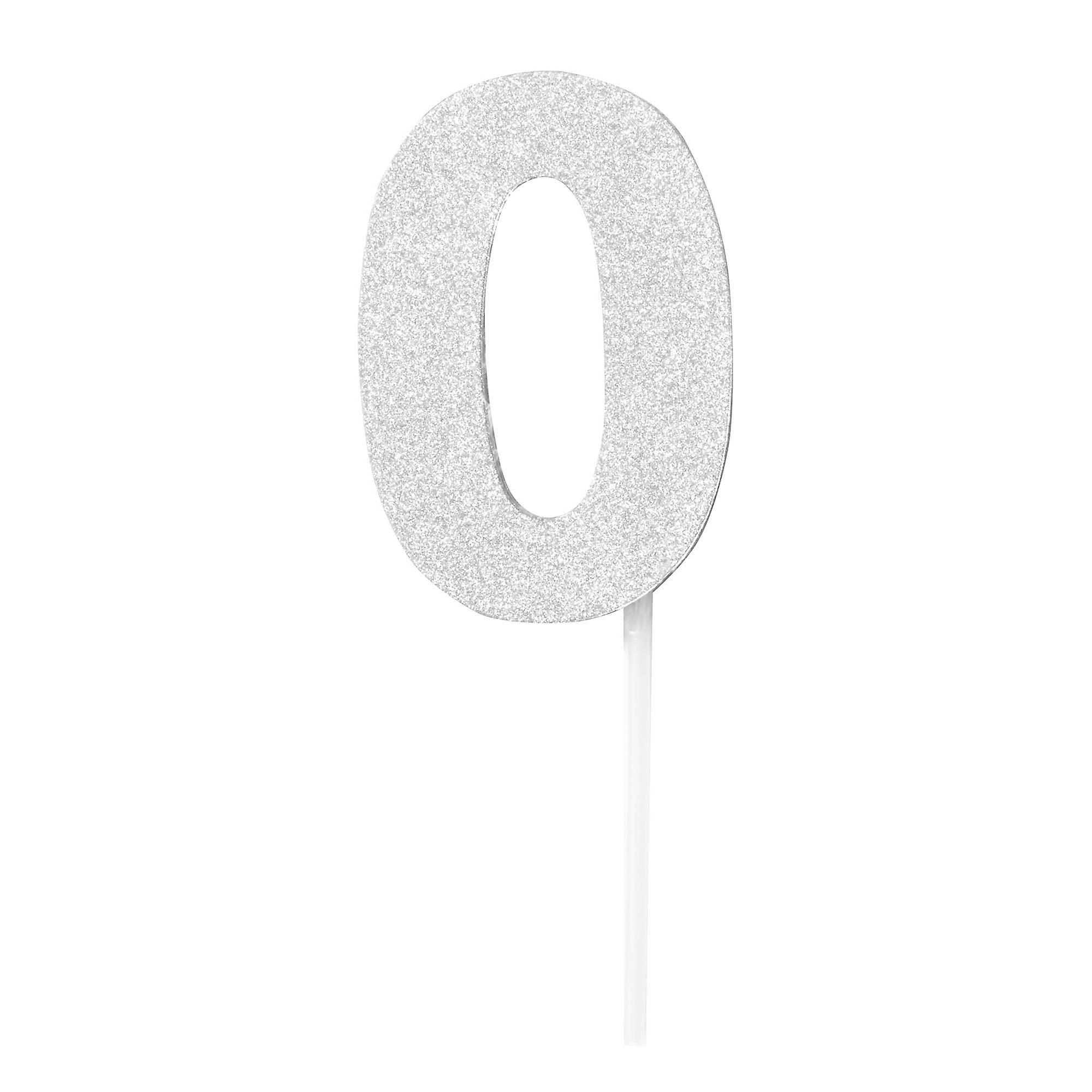 Diamond Cake Toppers Silver No. 0 Sk99907