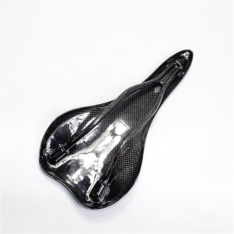 Comfort Bike Seat Bicycle Cushion Full Carbon Fiber Non-label Black Soft