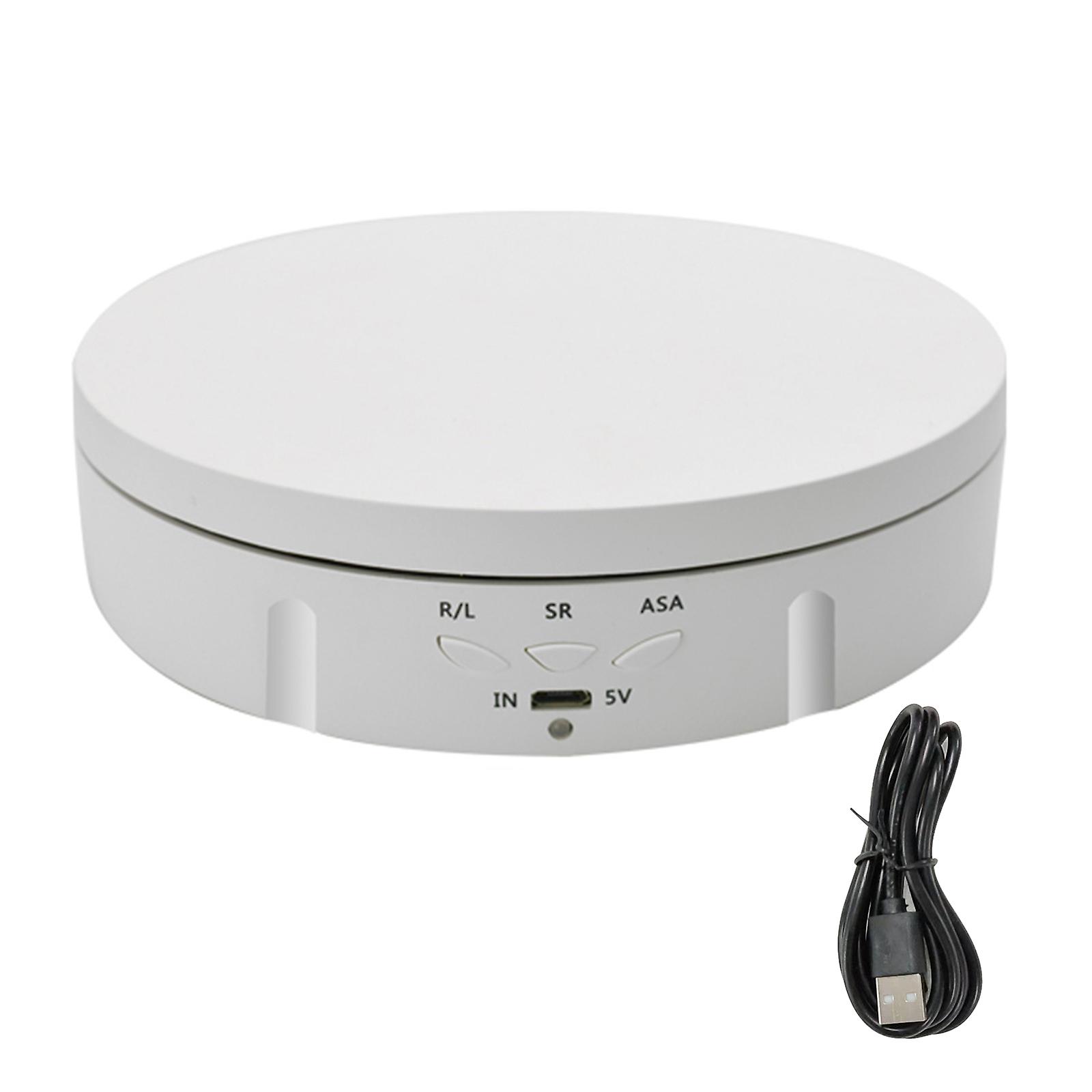 3 Speeds Electric Rotating Display Stand Mirror Turntable Revolving Base