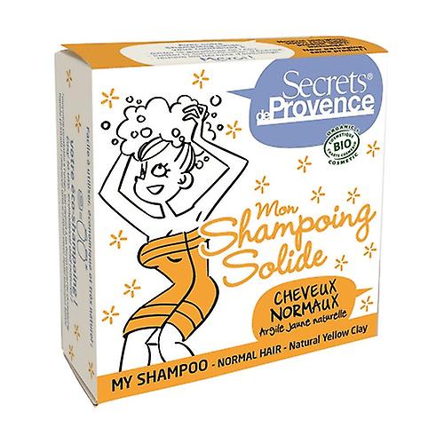 Solid Shampoo for Normal Hair with Yellow Clay 85 g