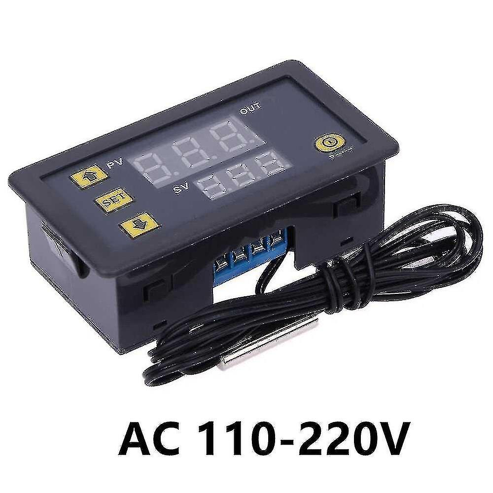 W3230 Mini Digital Temperature Controller 12v 24v 220v Thermostat Regulator Heating Cooling Control Thermoregulator With Sensor