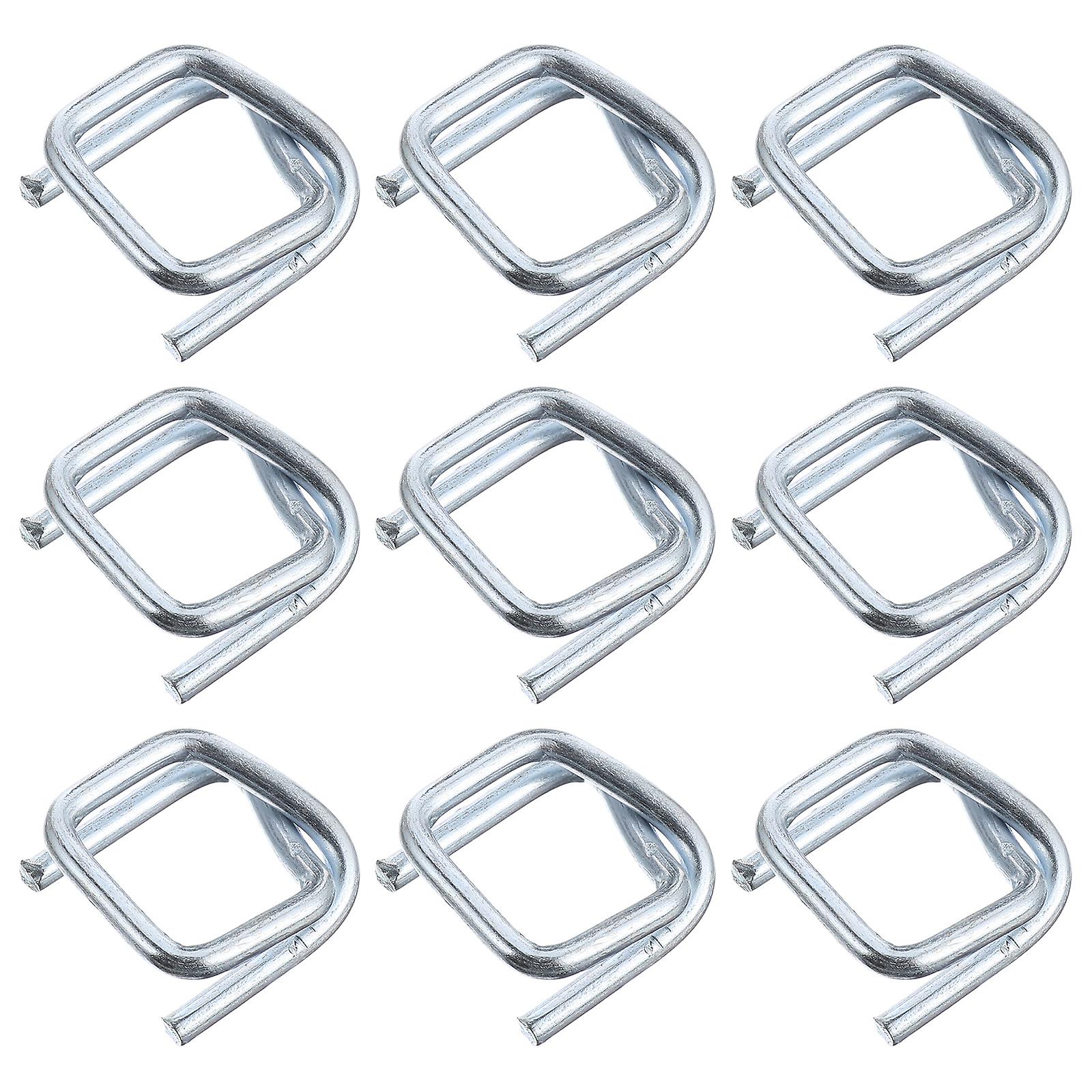 100Pcs Polyester Strap Adjuster Package Slides Buckle Diy Accessory (silver)