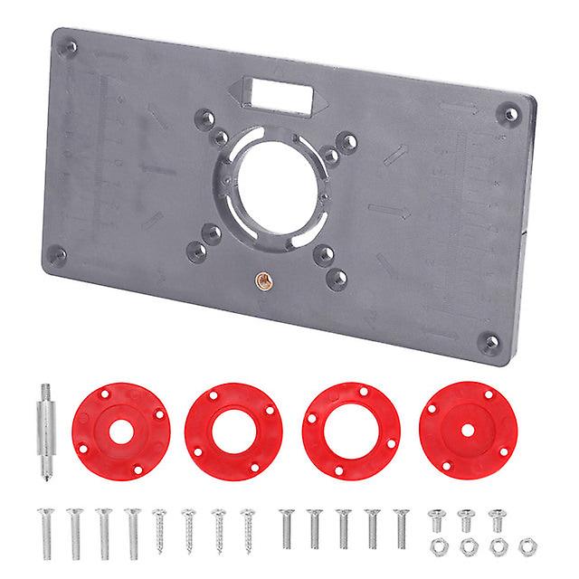 Multifunctional Router Table Insert Plate Abs Plastics Woodworking Tool Engraving Machine Flip Board Milling And Slotting Tools
