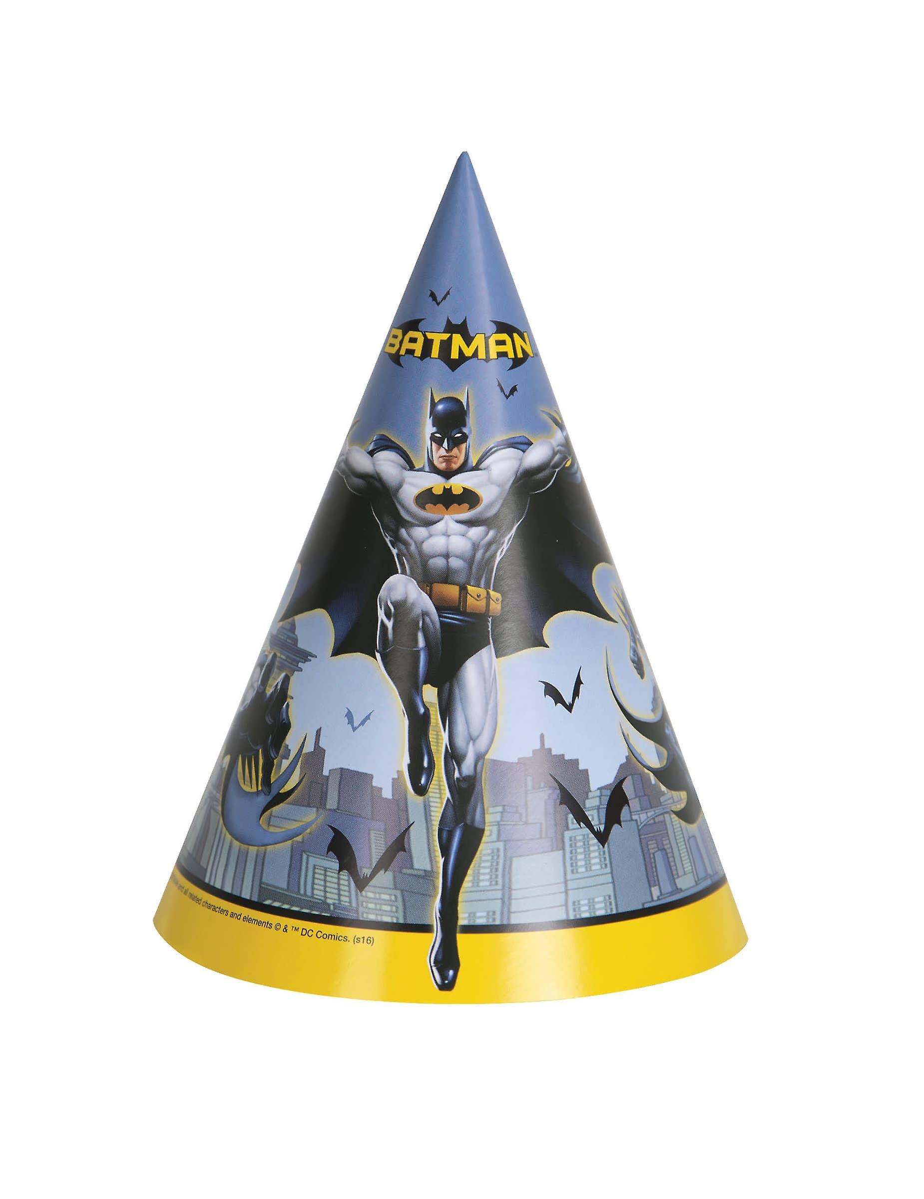 8 Batman Party Hats