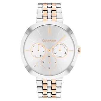Ck shape Women's Analog Quartz Watch with Stainless Steel Bracelet 25200337