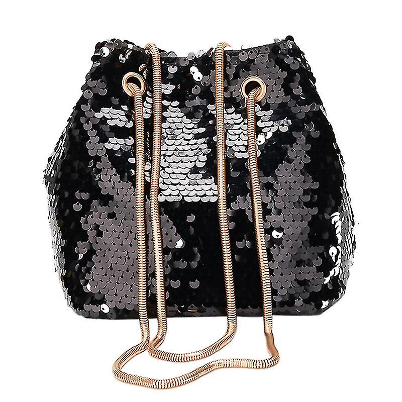 1pcs Sequin Bucket Bag