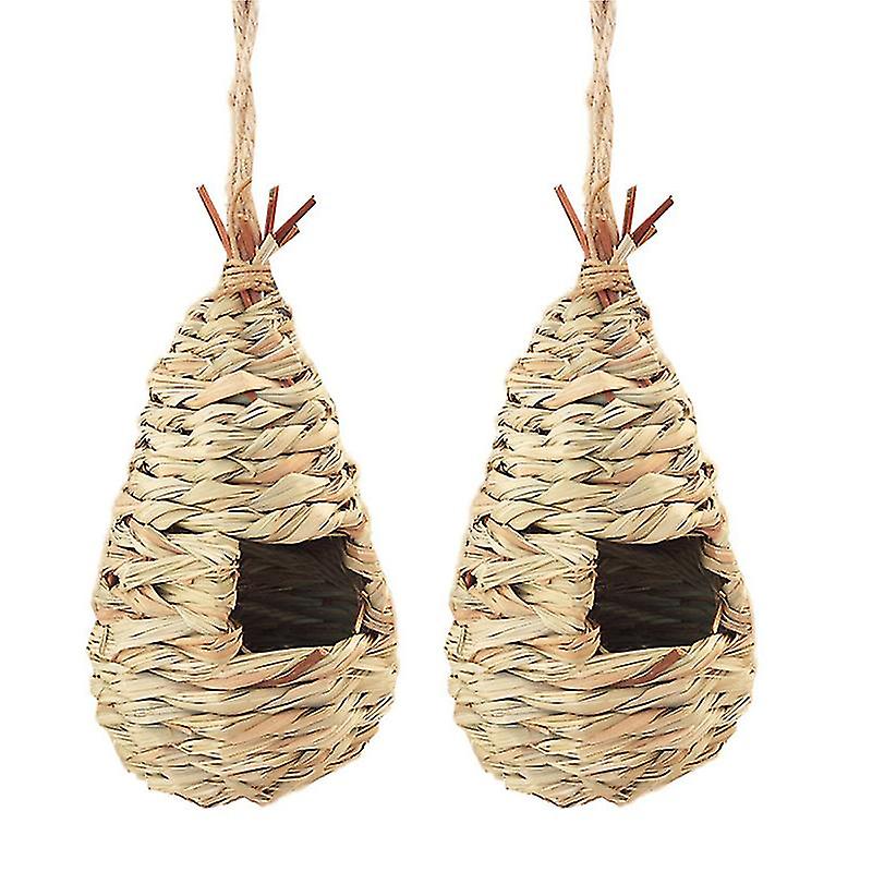 2pcs Straw Birds Nest