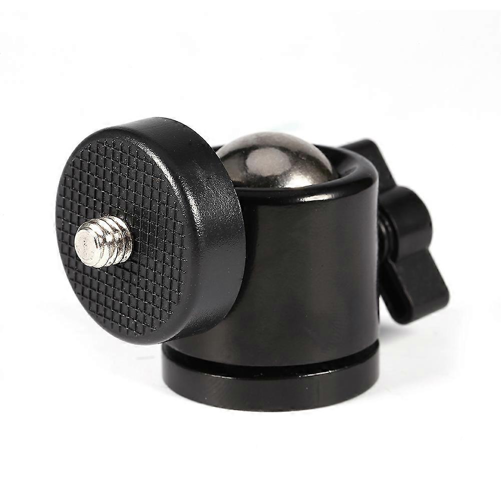 360° Mini Ball Head Mount for 1/4" Tripod & 3/8" Flash Holder