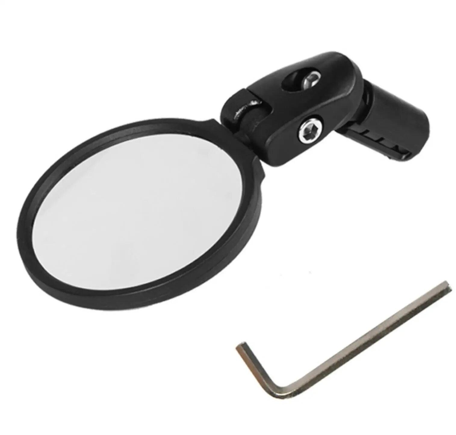 Road Bike Mirror Bicycle Racing Bike Mirror Handlebar Mirror Flexible Racing Safety Rearview Adjustable Mirrors Unbreakable
