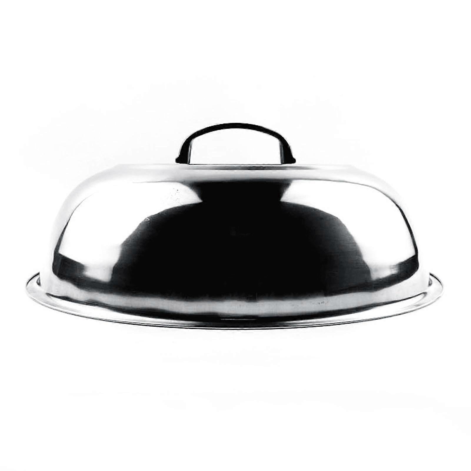Couvercle de casserole multifonctionnel en acier inoxydable pour sautés, cuisson à la vapeur, circulaire, 38 cm