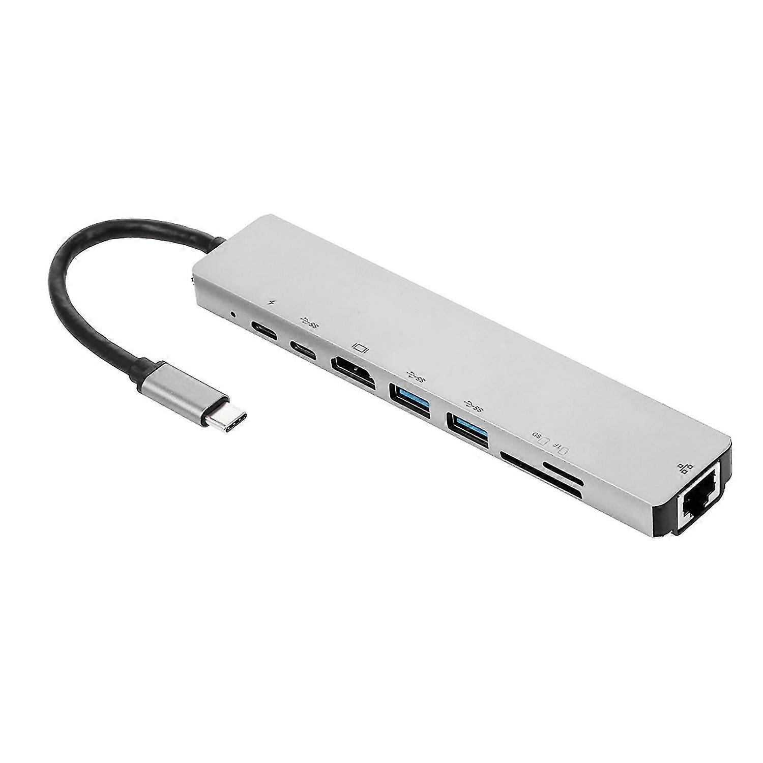 Expansion Dock Multifunctional Fast Transmission Plug Play HDMI-compatible RJ45 USB3.0 Mini Cable Hu