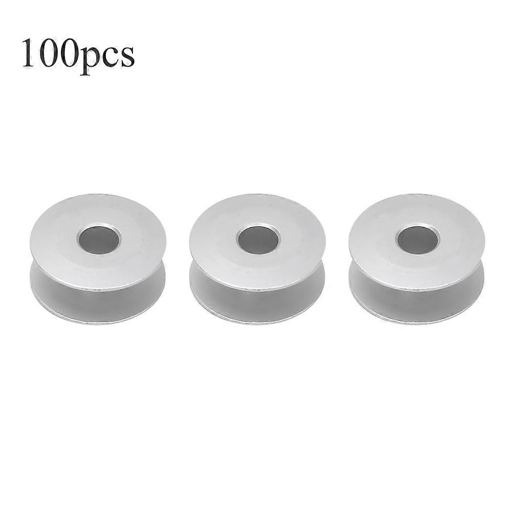 100Pcs Bobbin High Quality Aluminium Oxide Sewing Embroidery Machine Accessories