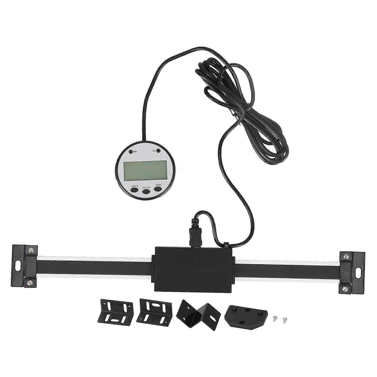 Digital Readout Linear Stainless Steel Aluminum Alloy Linears Scale with Digital Display0-200mm