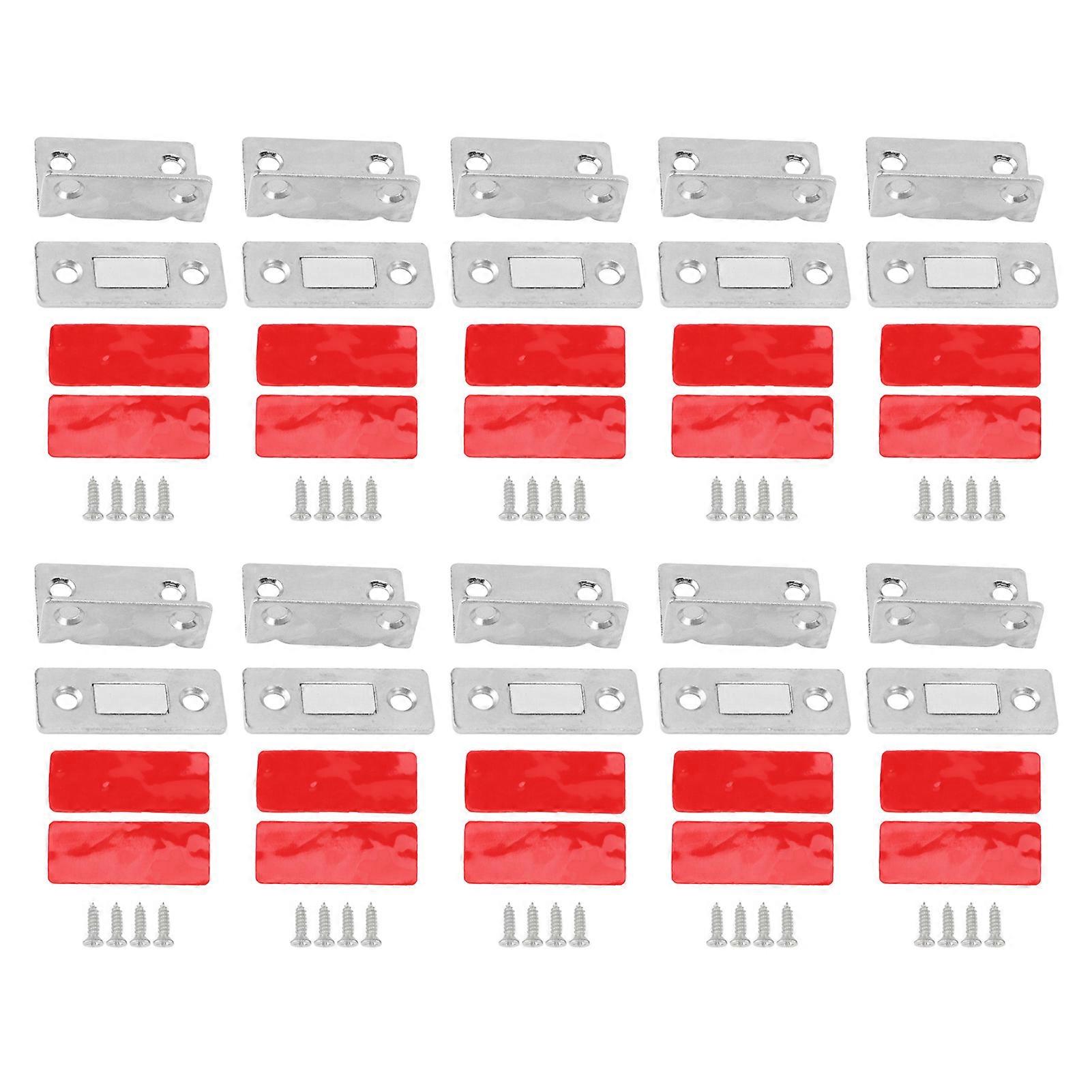 10-Pack L-Shaped Cabinet Magnets for Smooth Drawer & Wardrobe Shut