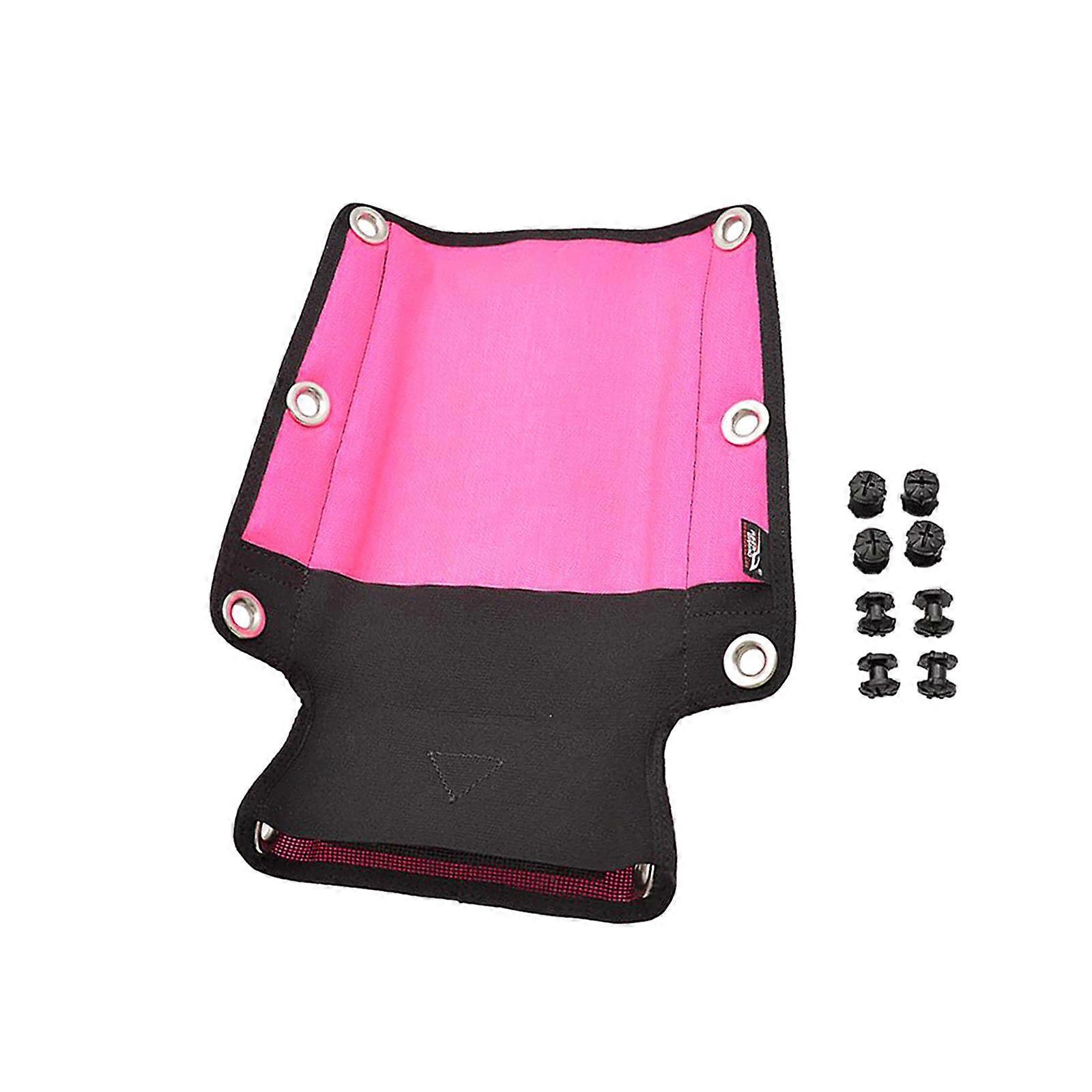 Scuba Diving Backplate Pad Back Support Pad for Freediving Underwater Diving Red