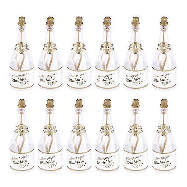 12pcs Champagne Bubble Bouteilles Mariage Bubble Bouteilles Vide Bubble Bottles Jouets