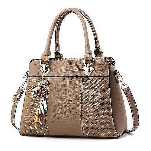 Jianghuo Donne Borse Nappa Pu Borsa in pelle Top Handle Ricamo Borsa a tracolla Borsa a tracolla donna Borsa a tracolla stile semplice
