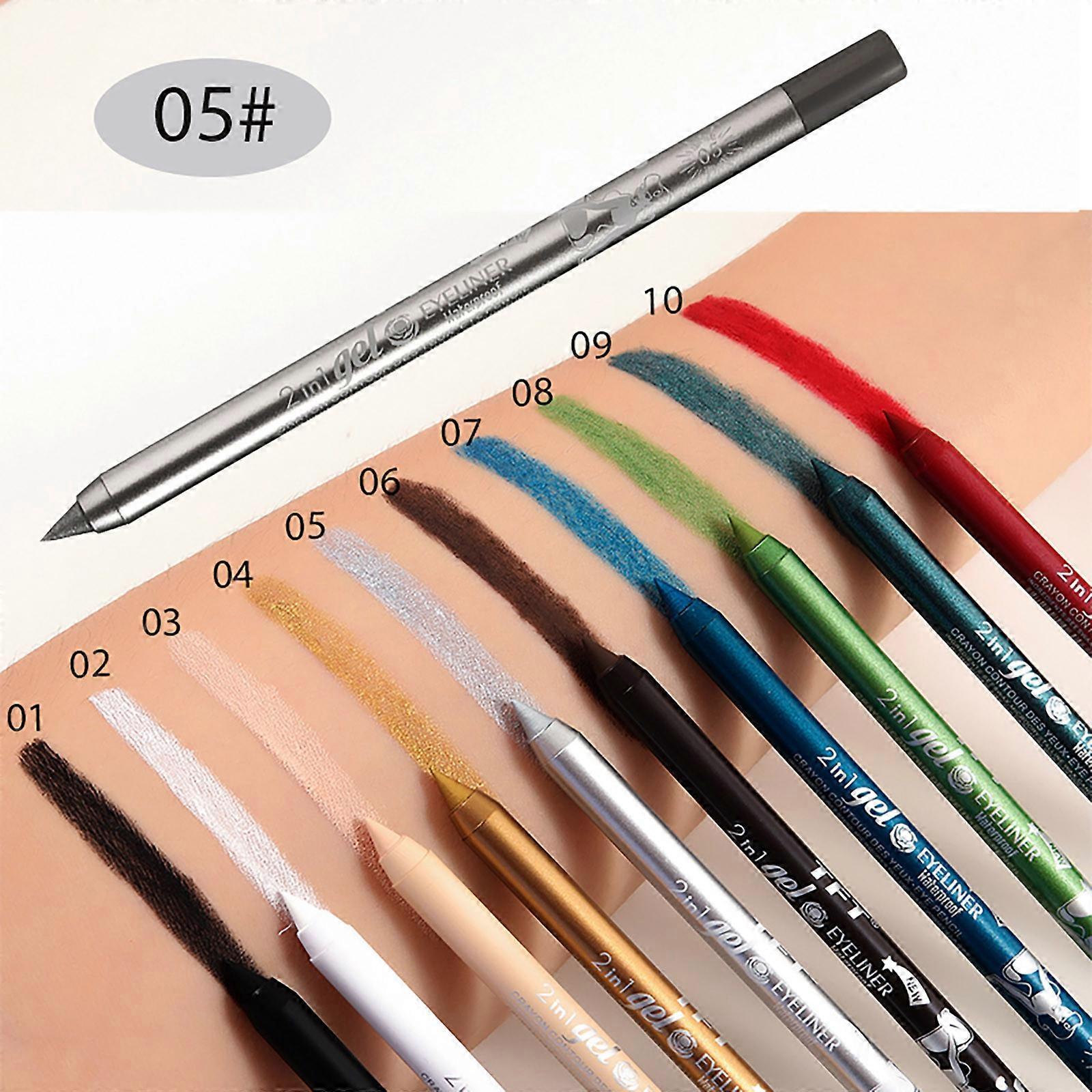 Liquid Eyeliner 10 Colors Of Long-lasting And Sweat-proof Eyeliner And Lip Liner