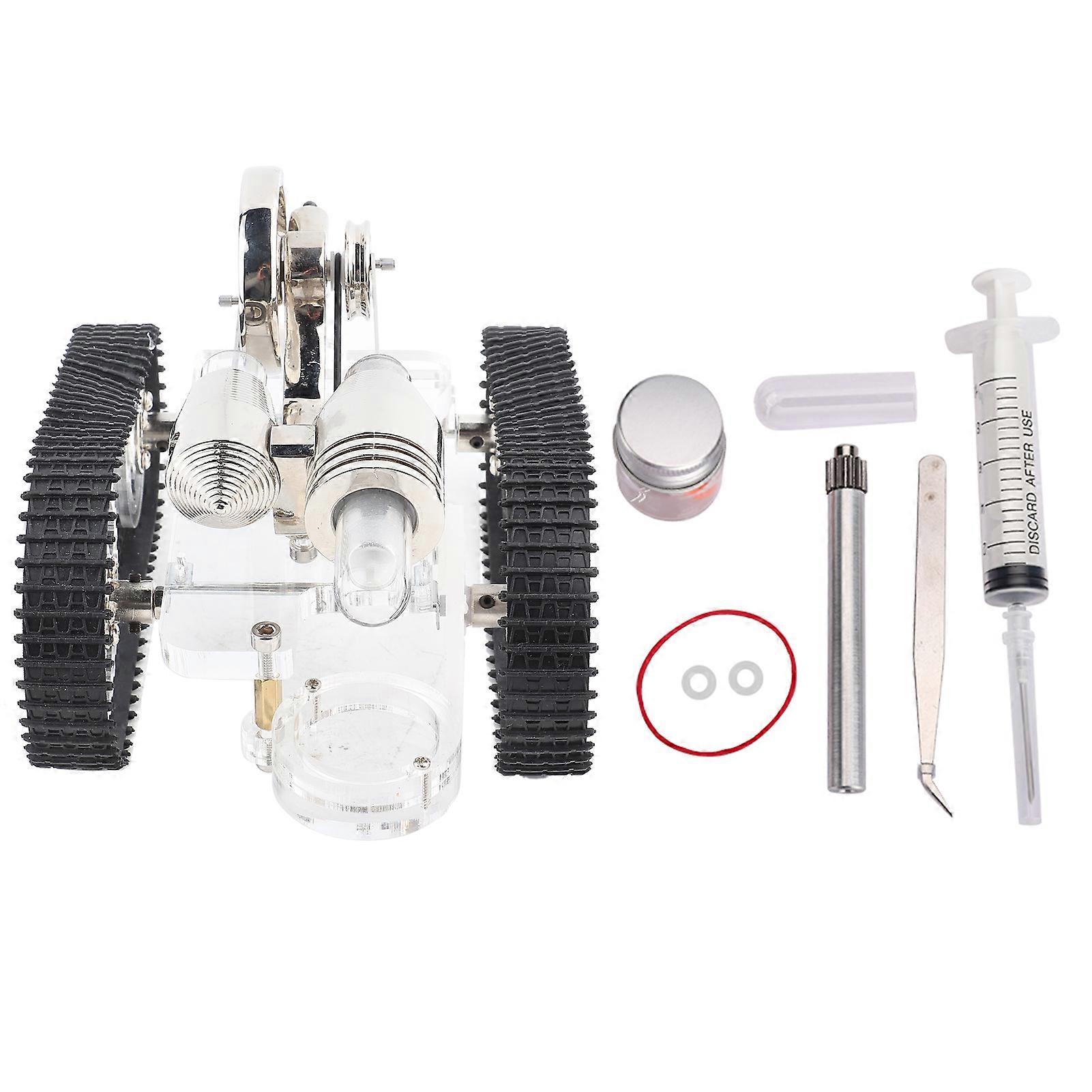 Stirling Tank Engine Model Steam Power Engine Physics Science Educational Kits