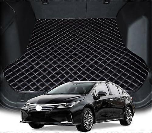 unique Car Trunk Mats for Toyota Allion 2024 2023 2022 2021, Leather Car Boot Liner Mat Car Boot Cover Anti-Slip Carpets, Waterproof Rear Trunk Protec