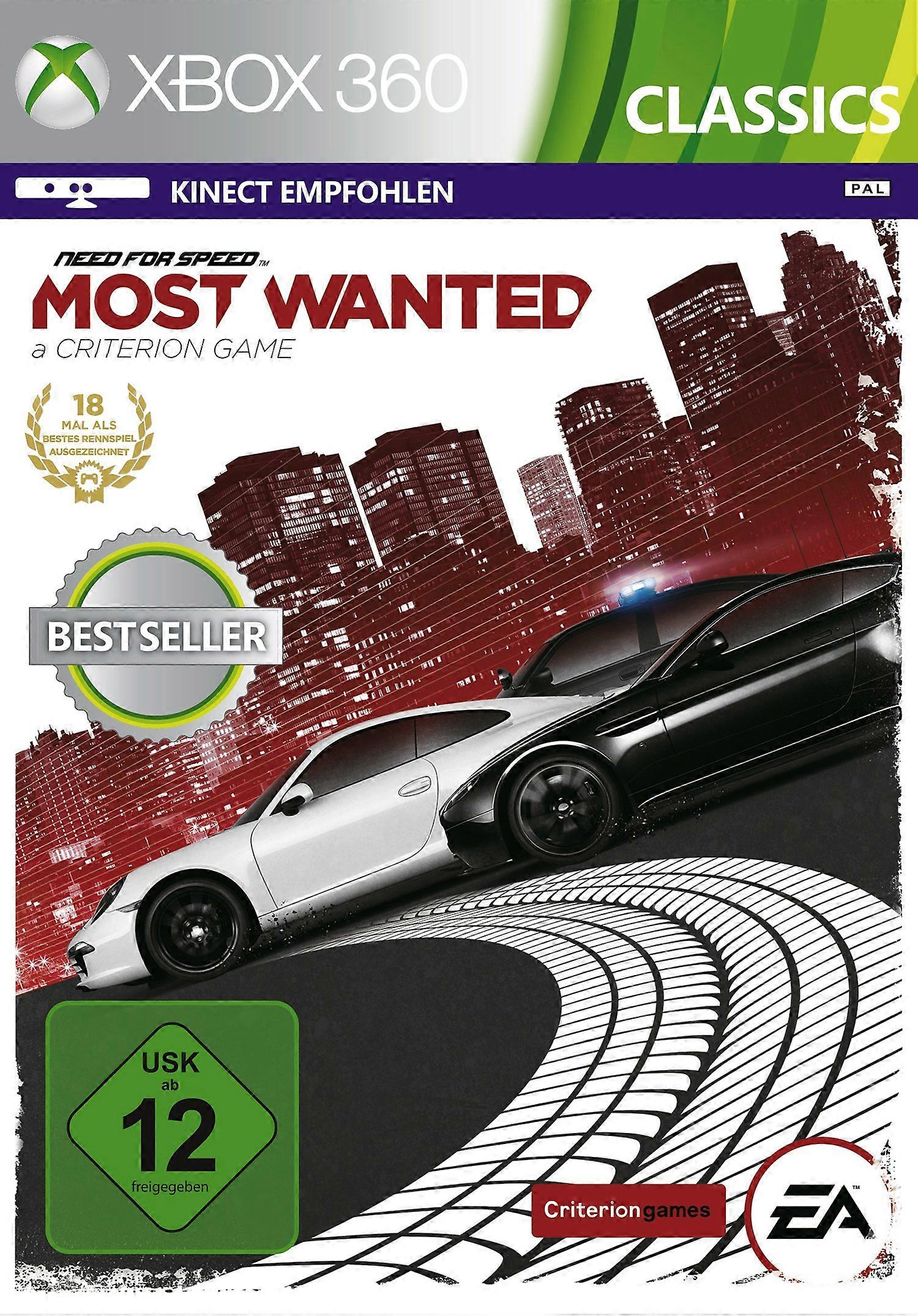 Need for Speed Most Wanted (XBOX 360) - PAL - New & Sealed