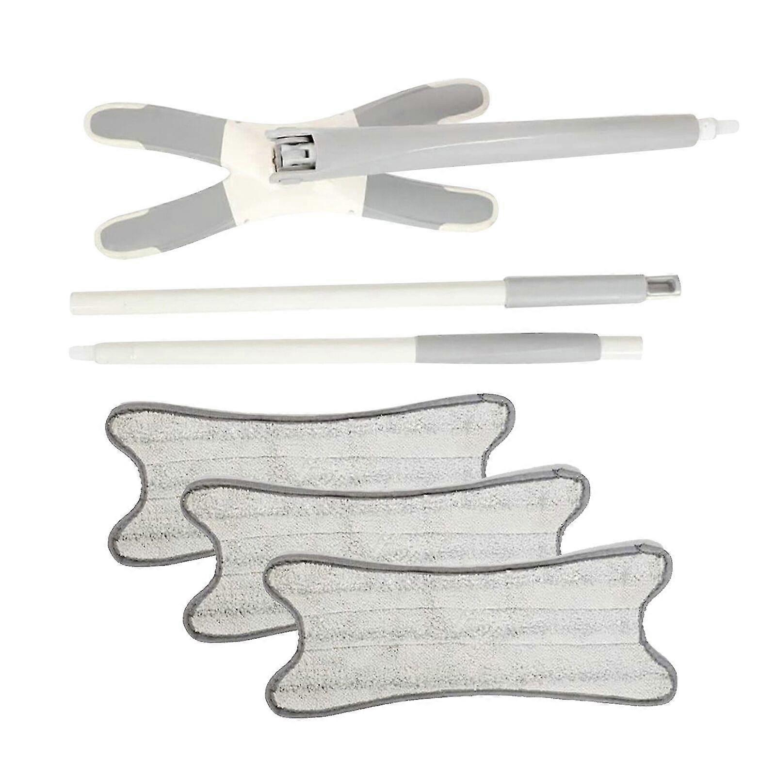 x-type microfiber floor mop hand-free flat mop manual extrusion floor cleaning