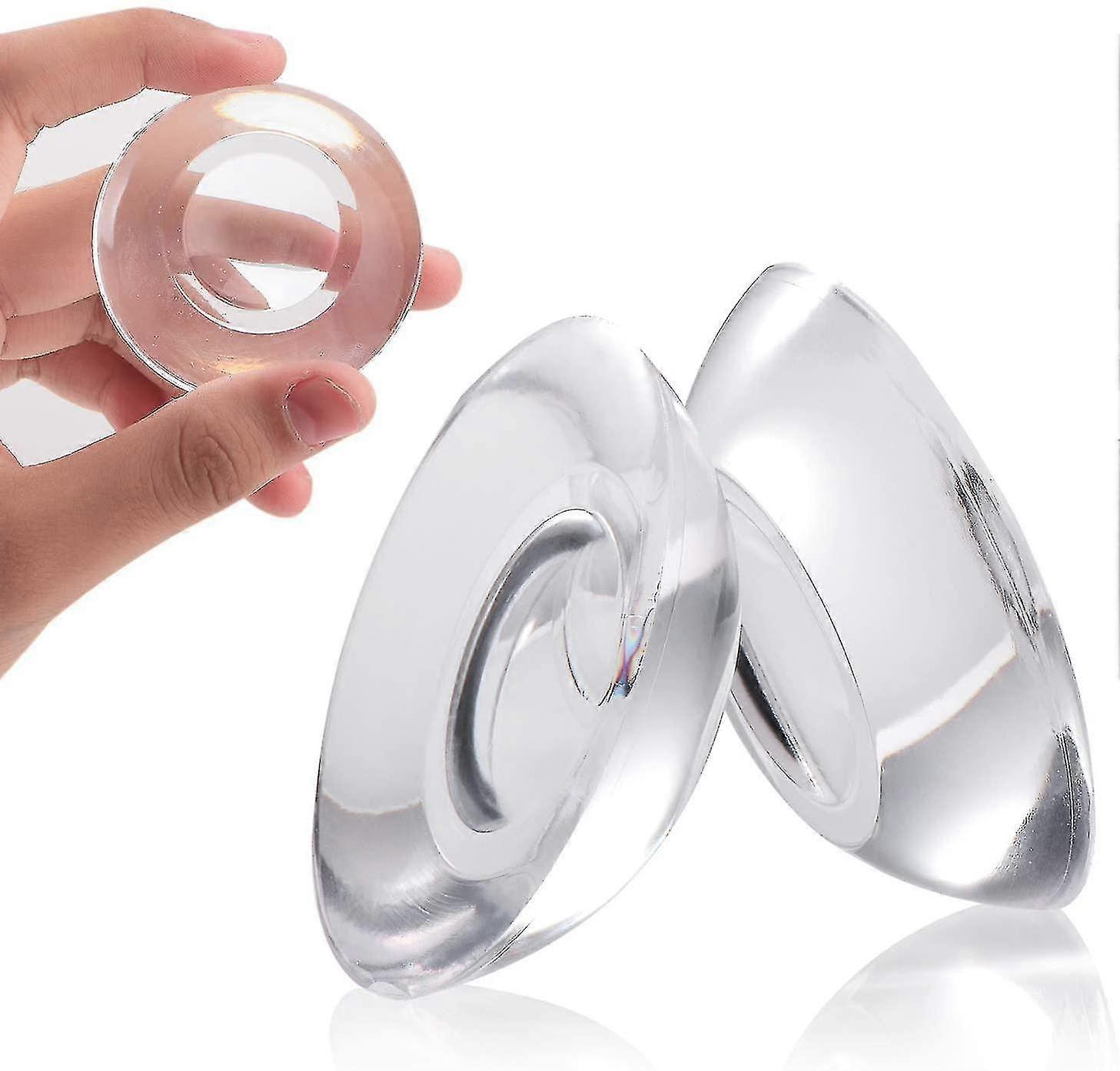 9 pcs silicone door bumper wall protector , self adhesive clear