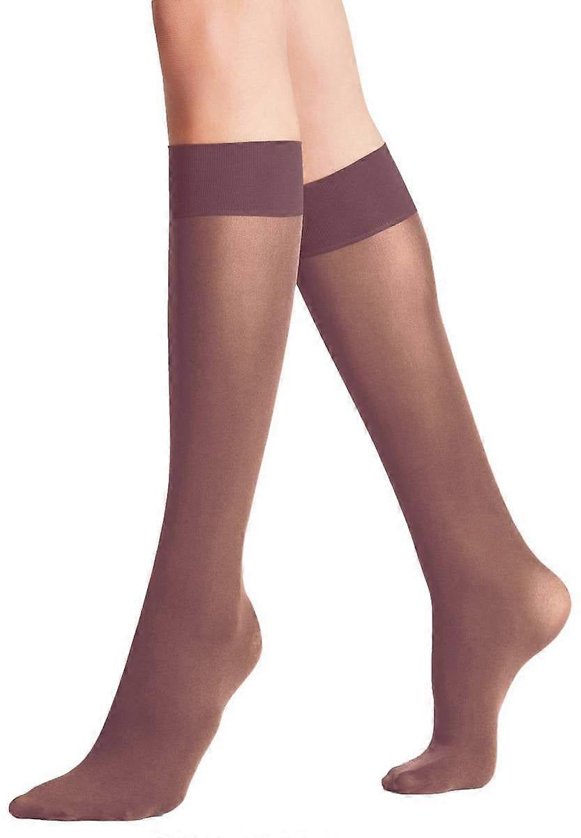 Falke Pure Matt 50 Denier Kniestrümpfe - Roan Rouge Red