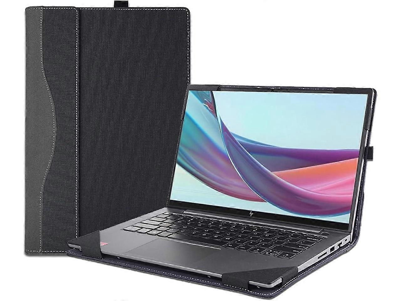 Laptop Case Cover for 14 inch HP Elitebook 645 G9 G10 & HP EliteBook 640 G9 G10 Sleeve,PU Leather Notebook PC Sleeve Protective Bag Accessory with Pen