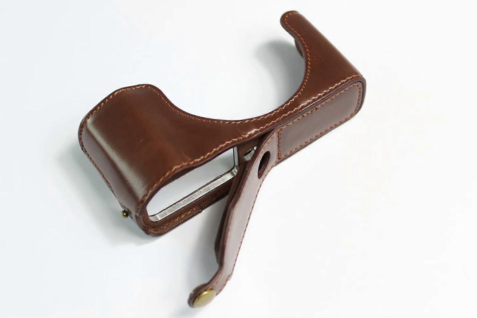 Genuine Real Leather Half Camera Case Grip for Panasonic LX100/LX100 Mark II