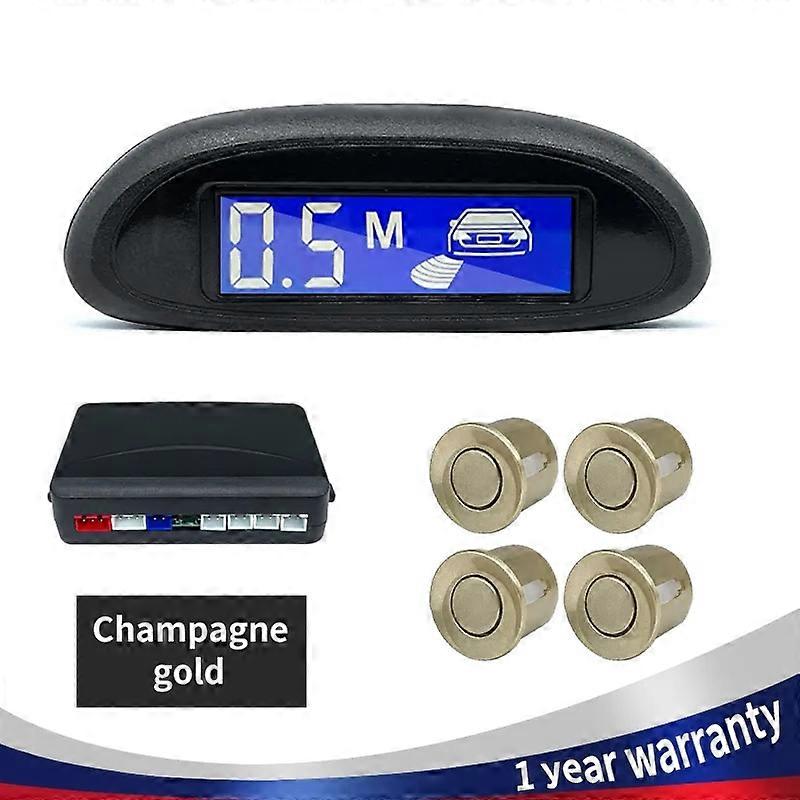 Sinovcle Parking Sensor For Car With Auto Parktronic Reverse LED Monitor 4 Sensors Radar Detector System Backlight Display