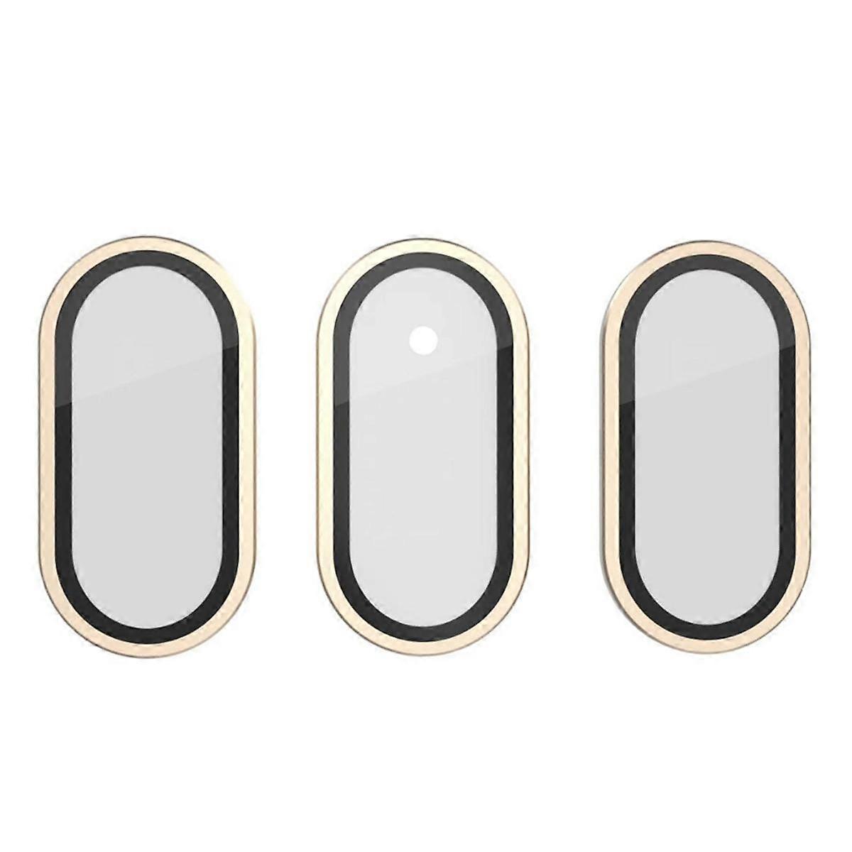 3Pcs Tempered Glass for 3 Camera Lens Protector High Definition Front Lens Protective Film Anti-Scratch C