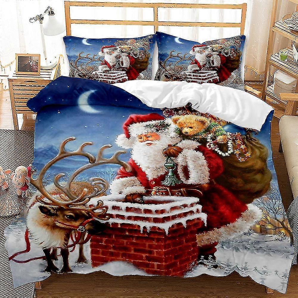 Three Piece Christmas Cartoon Digital Printing Set