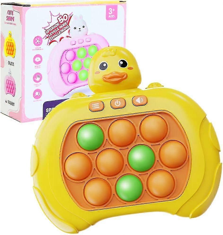 Pop It Game Light Up Fidget Toy, Quick Push Game Console, Whack A Mole Game, Decompression Breakthrough Puzzle Pop Game Machine