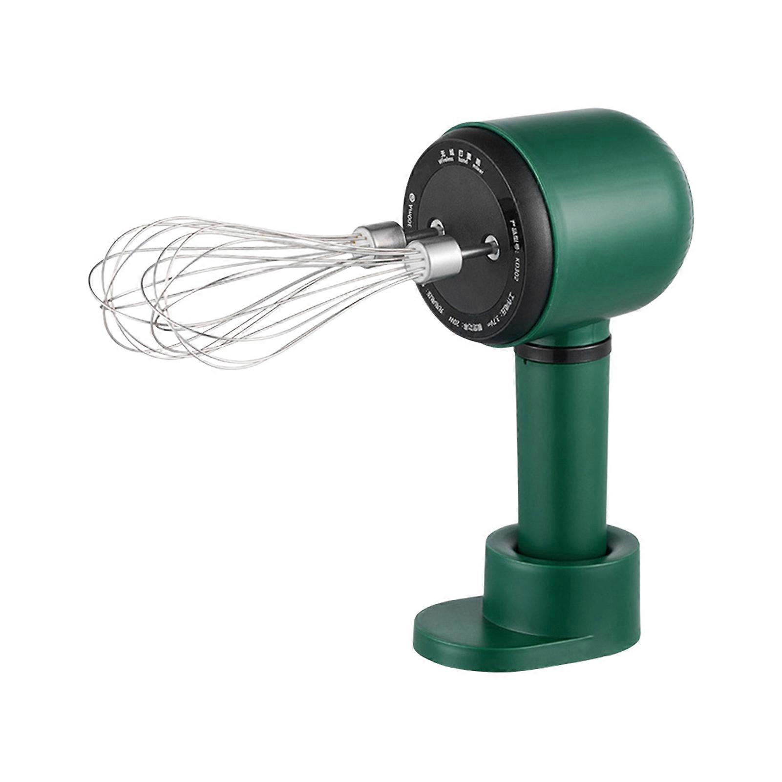 Cordless Electric Egg Beater Hand Mixer 3-Speed Double-Rod Control Wireless Design Handheld Spring Mixer for Eggs Cream Milk