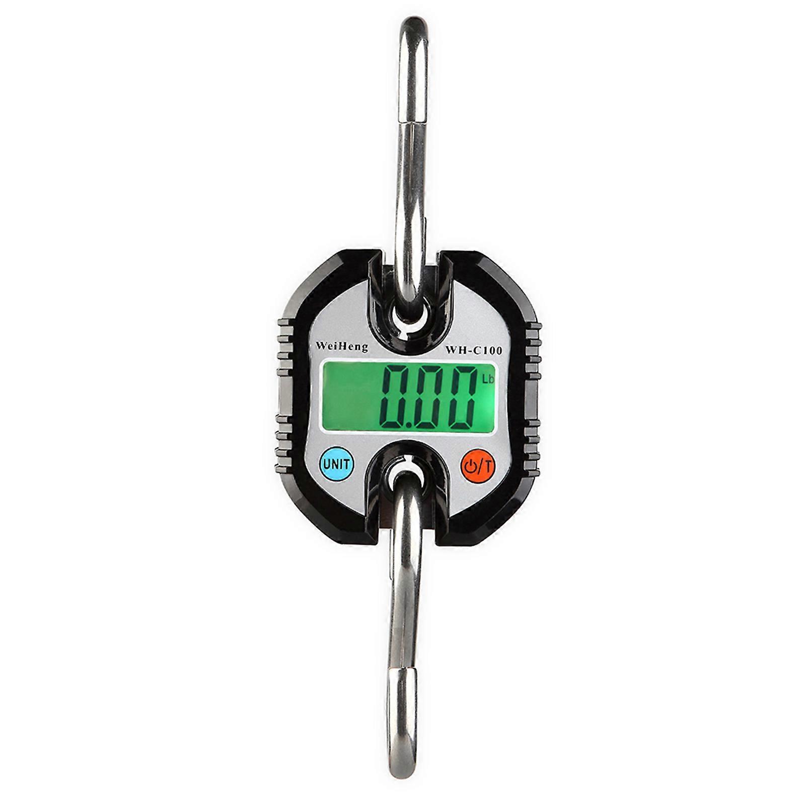 Mini Portable Electronic Scale Digital Luggage Scale Fish Scale with Zero Tracking and Tare Function 150kg Double-range Scale Digital Hanging Scale
